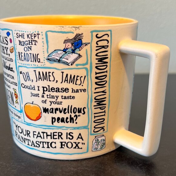 The Unemployed Philosophers Guild ROALD DAHL Literary Mug with Book Quotes - Picture 10 of 16